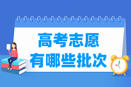 2023四川高考志愿有哪些批次 2023四川高考志愿有哪些批次