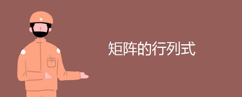 矩阵的行列式 矩阵的行列式