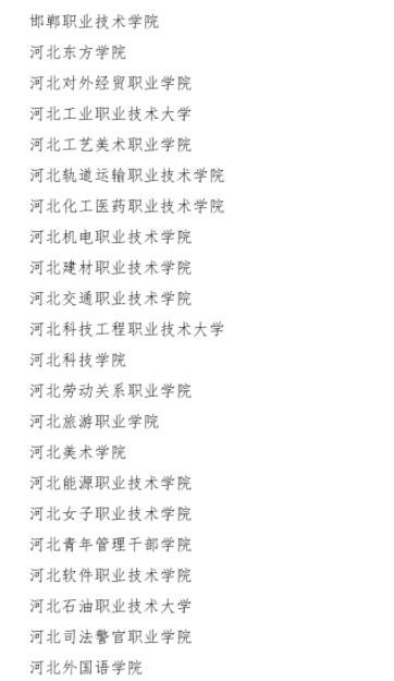 2024河北单招学校有哪些 最新名单整理 2024河北单招学校有哪些 最新名单整理