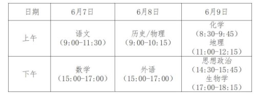 安徽2024高考考试时间公布 具体哪天考试 安徽2024高考考试时间公布 具体哪天考试