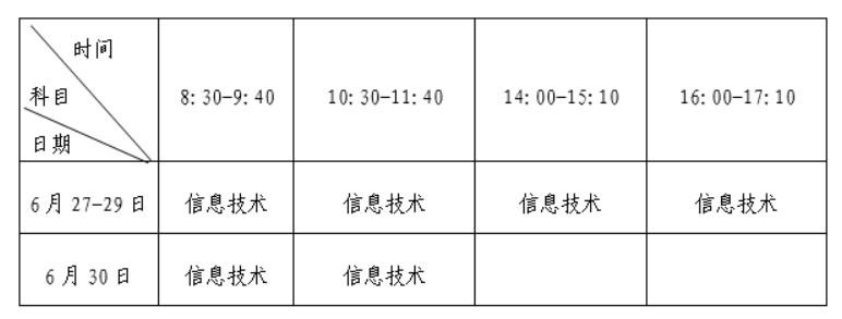 福建2024年6月高中学业水平考试时间及科目 几号开始 福建2024年6月高中学业水平考试时间及科目 几号开始