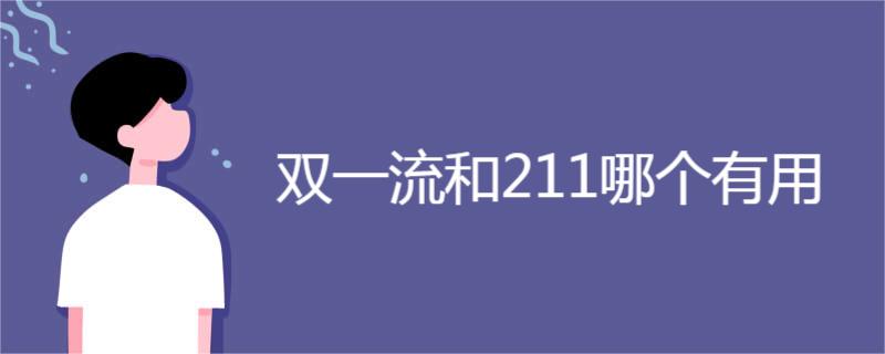 双一流和211哪个有用 双一流和211哪个有用