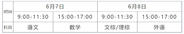 2024云南高考一般几点开始几点结束 具体考试时间 2024云南高考一般几点开始几点结束 具体考试时间